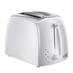 Russell Hobbs Textures 2 Slice Toaster - White