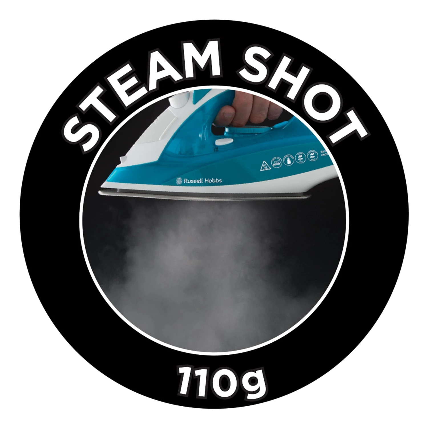 Russell Hobbs Supreme Light Blue Steam Iron 6 Russell Hobbs Supreme Light Blue Steam Iron - Image 6