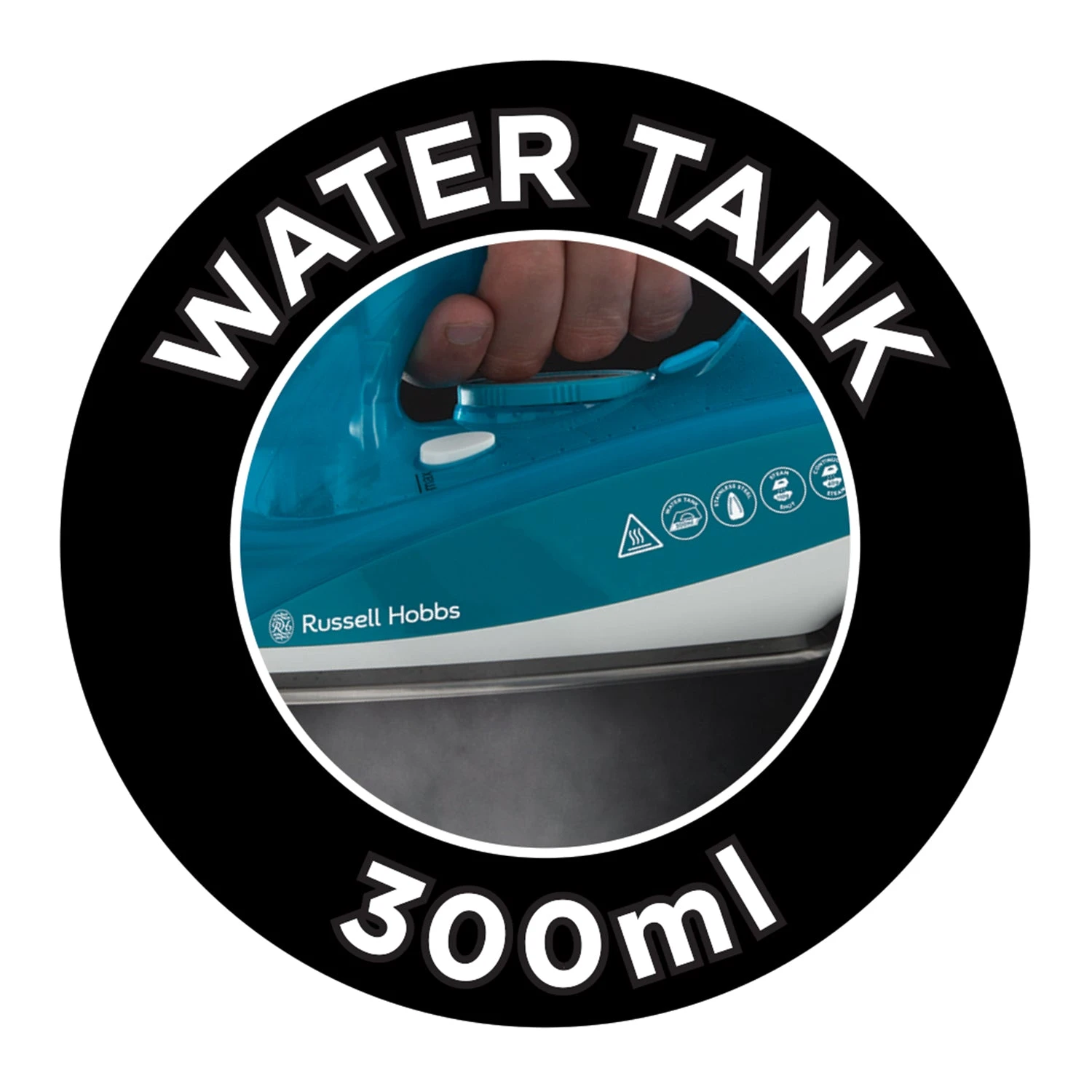 Russell Hobbs Supreme Light Blue Steam Iron 7 Russell Hobbs Supreme Light Blue Steam Iron - Image 7