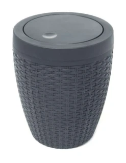 Addis Round Rattan Bin
