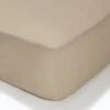Hotel Collection 100% Cotton Fitted Sheet Taupe