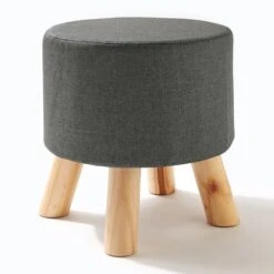 Linen Foot Stool