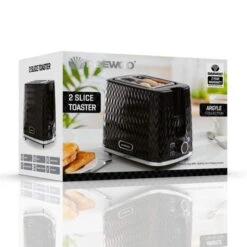 Daewoo Argyle 2 Slice Black Toaster -Home Furnishings Store 10418812 7e7d3090 aa31 49e3 9d64 5900af9f9a52
