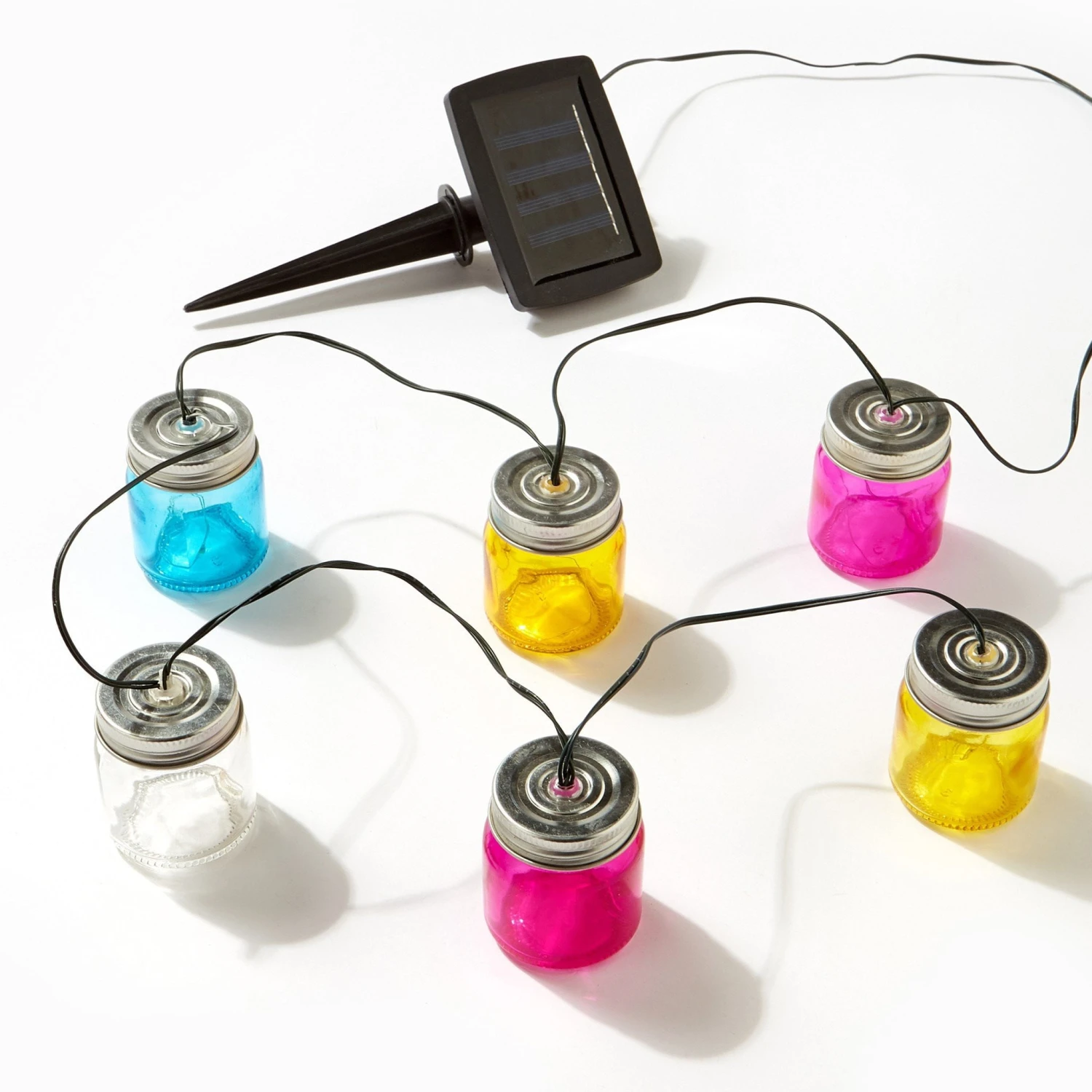 Outmore Jar Colour String Lights X10 1 Outmore Jar Colour String Lights X10