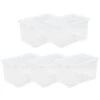 Wham Crystal 60L Box & Lid - Pack Of 5