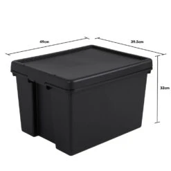 Wham Bam 45L Heavy Duty Recycled Box With Lid - Pack Of 5 10 Wham Bam 45L Heavy Duty Recycled Box With Lid - Pack Of 5 -Home Furnishings Store 10431397 45 Litre Wham Bam Heavy Duty Recycled Box with Lid Pack of 5 445140 5 2