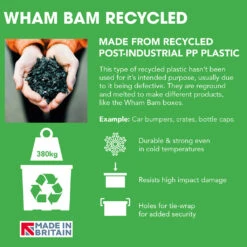 Wham Bam 45L Heavy Duty Recycled Box With Lid - Pack Of 5 11 Wham Bam 45L Heavy Duty Recycled Box With Lid - Pack Of 5 -Home Furnishings Store 10431397 45 Litre Wham Bam Heavy Duty Recycled Box with Lid Pack of 5 445140 5 3
