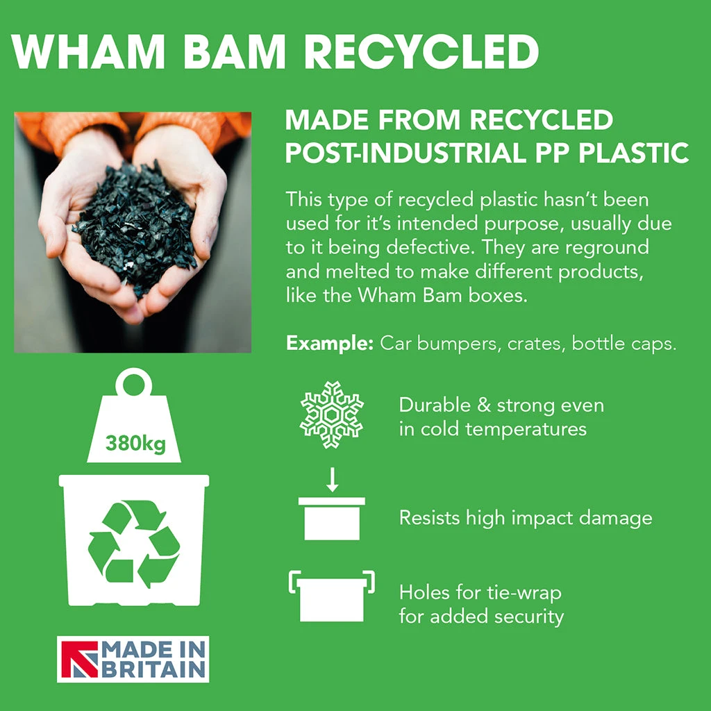 Wham Bam 45L Heavy Duty Recycled Box With Lid - Pack Of 5 6 Wham Bam 45L Heavy Duty Recycled Box With Lid - Pack Of 5 - Image 6