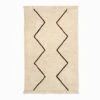 At Home Tufted Natural/Black Rug