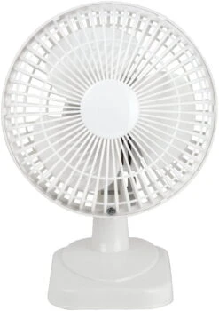 Status 6in White Desk Fan