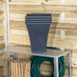 Recycled Square Metallica Planters 23cm - Pack Of 4 6 Recycled Square Metallica Planters 23cm - Pack Of 4 -Home Furnishings Store 10437421 3