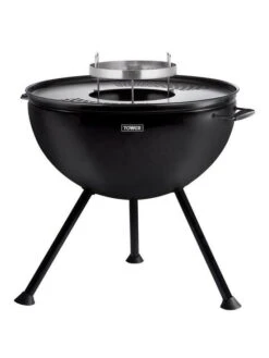 Tower 2-In-1 Fire Pit & BBQ