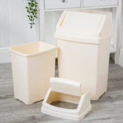 Casa 2 Piece Bin Set Soft Cream -Home Furnishings Store 10442950 2 Piece Bin Set Soft Cream 3