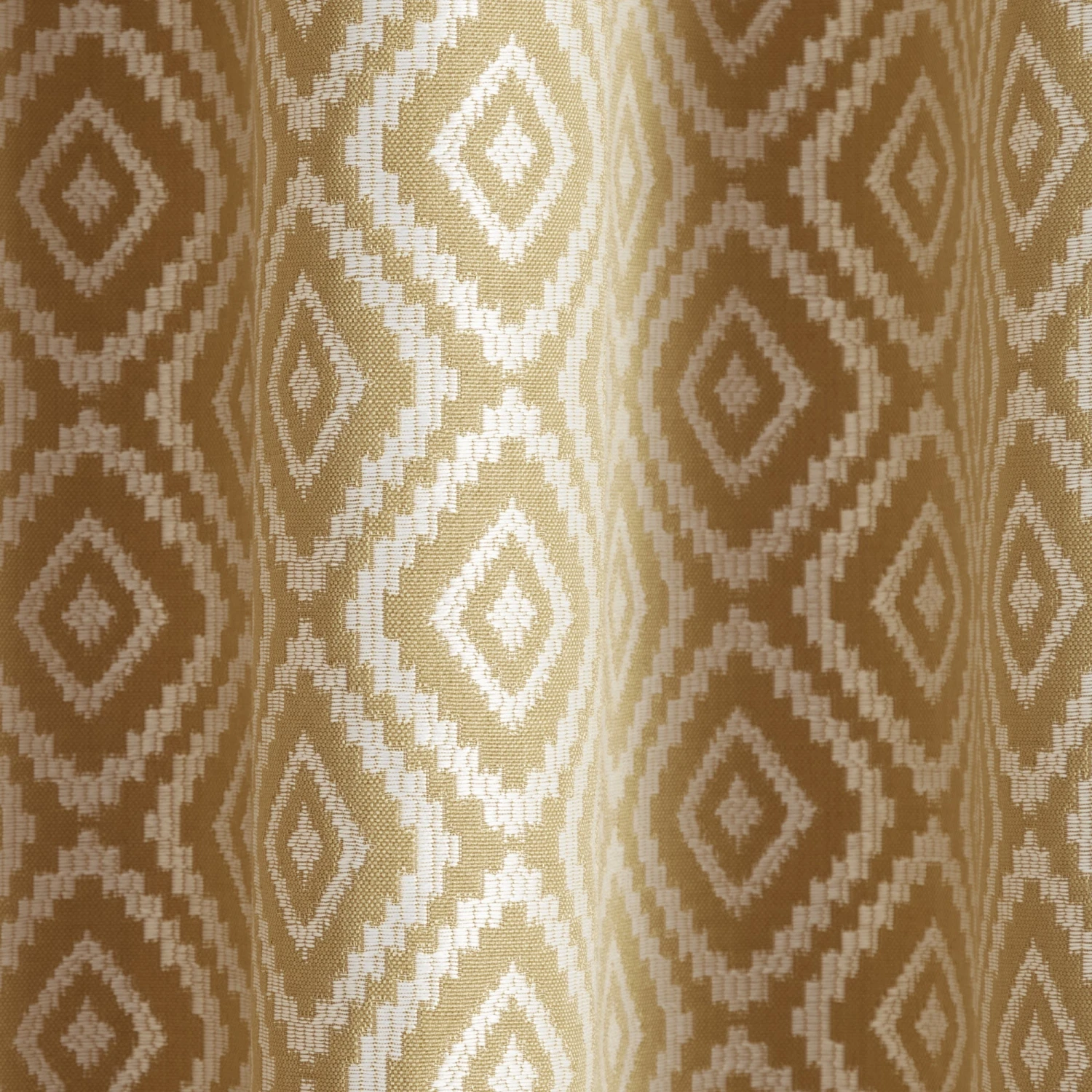 Appletree Loft Asha Jacquard Eyelet Curtains Ochre 3 Appletree Loft Asha Jacquard Eyelet Curtains Ochre - Image 3