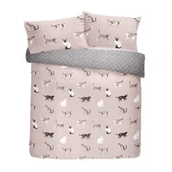 Fusion Cats Easy Care Duvet Set Blush -Home Furnishings Store 10452762 Fusion Cats Easy Care Duvet Set Double Blush 3 jpg dc54b888 ff2a 40db a6a0 55ab793dbc56