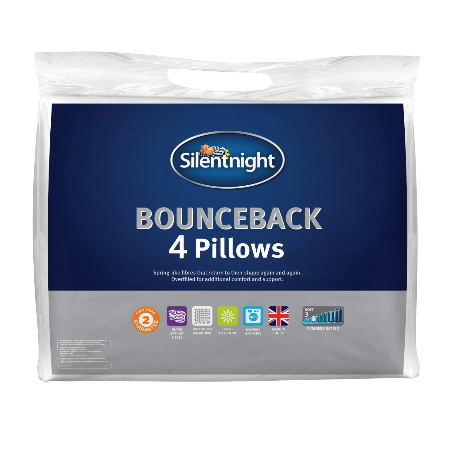 Silentnight Bounceback Pillows 1 Silentnight Bounceback Pillows