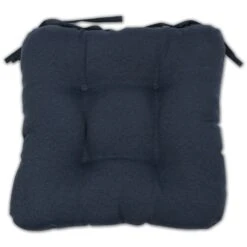 Plain Navy Seat Pad 2pk