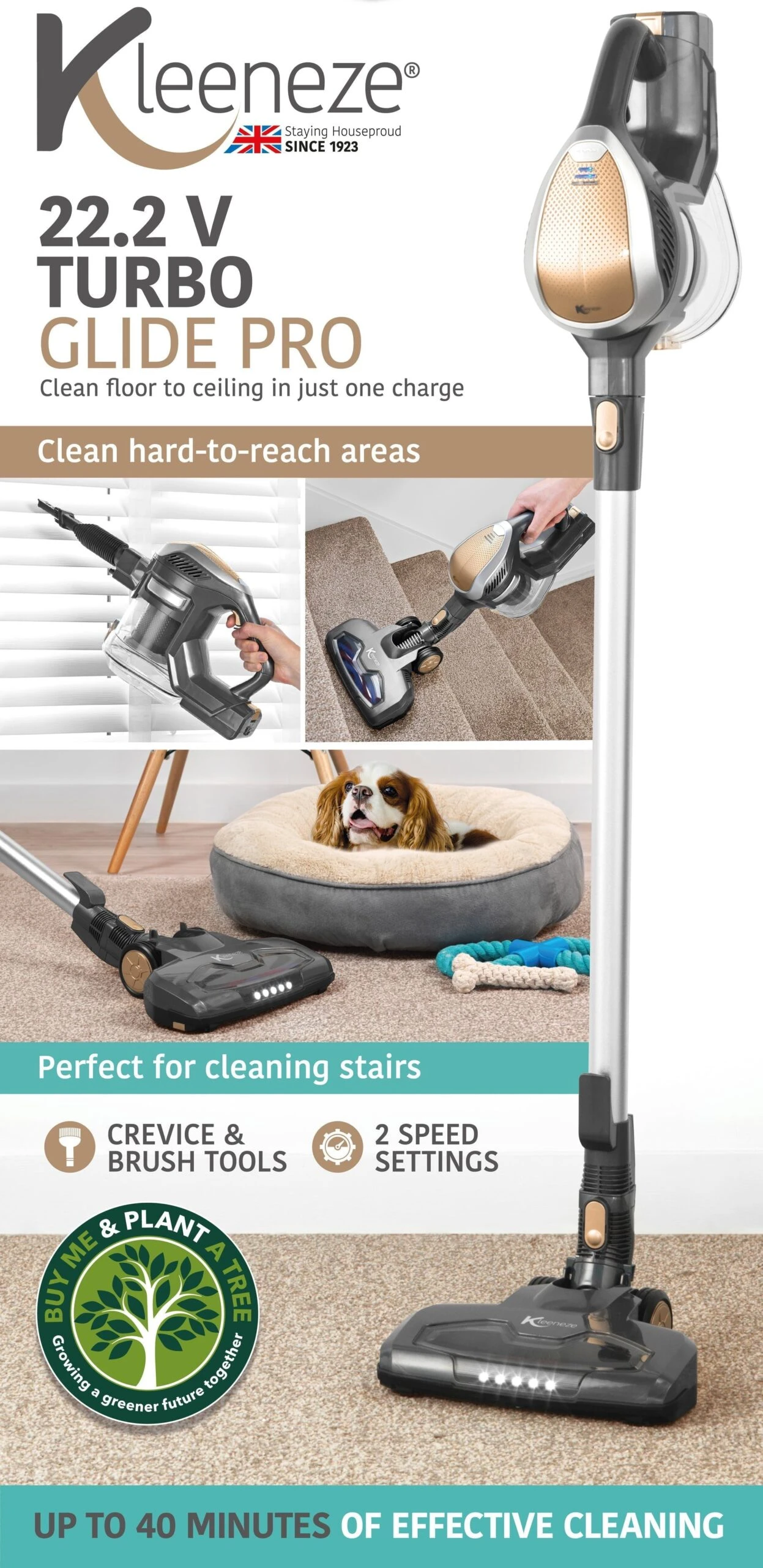 Kleeneze 22.2V Turbo Glide Pro Vacuum Cleaner 2 Kleeneze 22.2V Turbo Glide Pro Vacuum Cleaner - Image 2