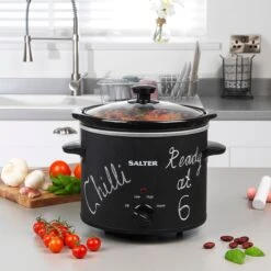 Salter Chalkboard 3.5L Slow Cooker -Home Furnishings Store 10485896 EK2842 N4 11
