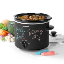 Salter Chalkboard 3.5L Slow Cooker -Home Furnishings Store 10485896 EK2842 N4 4
