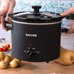 Salter Chalkboard 3.5L Slow Cooker -Home Furnishings Store 10485896 EK2842 N4 5