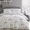 Fusion Snug Dudley Love Duvet Cover Set - Grey