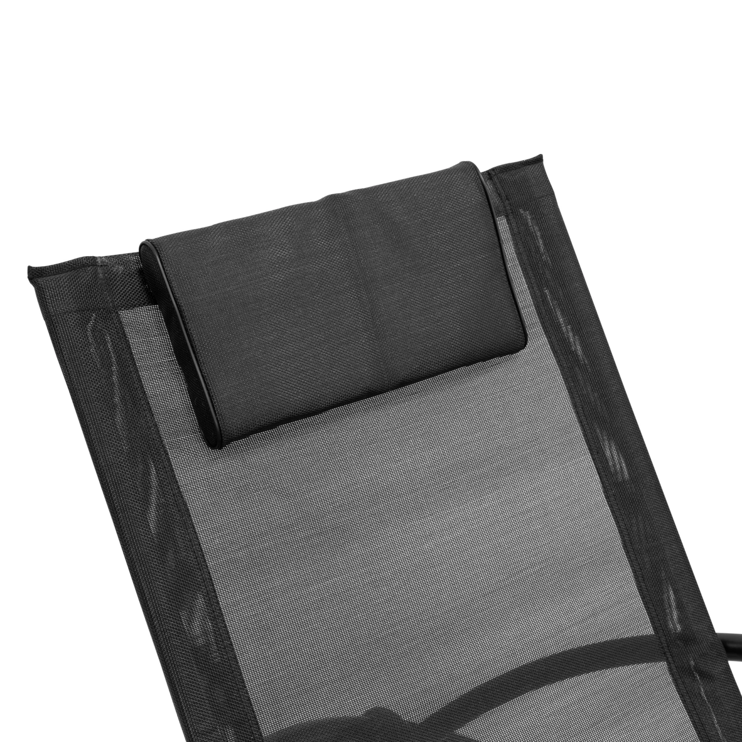 Louis Textile Rocking Lounger - Black 6 Louis Textile Rocking Lounger - Black - Image 6