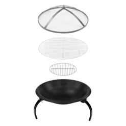 22 Inch BBQ Grill & Firepit -Home Furnishings Store 10508133 4