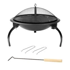 22 Inch BBQ Grill & Firepit