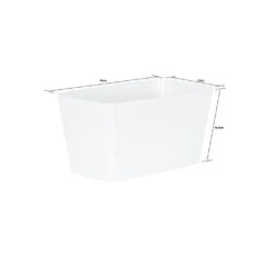 Studio 30cm Rectangular Trough Cover Ice White - Pack Of 4 5 Studio 30cm Rectangular Trough Cover Ice White - Pack Of 4 -Home Furnishings Store 27252 003