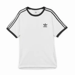 Adidas Originals 3 Stripe T-Shirt Mens - White