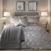 Soiree Belfort Duvet Cover Set - Silver