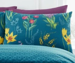 Dreams & Drapes Design Ingrid Duvet Cover Set - Teal -Home Furnishings Store Ingrid Teal Pillow