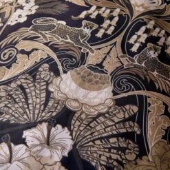 Laurence Llewelyn-Bowen Suburban Jungle Duvet Cover Set - Black/Gold -Home Furnishings Store Suburban Jungle Duvet Black 03