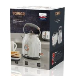 Tower Marble 3KW1.7L Kettle -Home Furnishings Store T10020WMRG 10