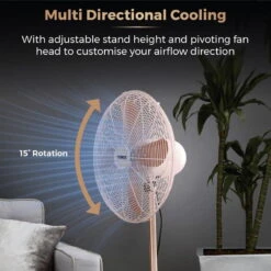 Tower Cavaletto 16 Inch Pedestal Fan -Home Furnishings Store T643000P 06 2579385f 1922 42ac bd68 8de095c85256