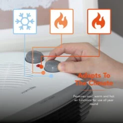 Warmlite 2000W Flat Fan Heater 13 Warmlite 2000W Flat Fan Heater -Home Furnishings Store WL44004 04