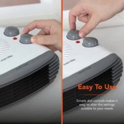 Warmlite 2000W Flat Fan Heater 14 Warmlite 2000W Flat Fan Heater -Home Furnishings Store WL44004 05