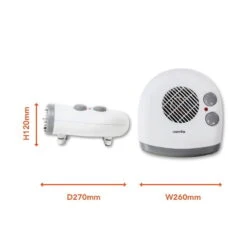 Warmlite 2000W Flat Fan Heater 17 Warmlite 2000W Flat Fan Heater -Home Furnishings Store WL44004 08