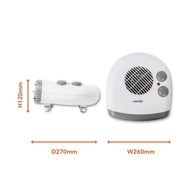 Warmlite 2000W Flat Fan Heater 8 Warmlite 2000W Flat Fan Heater - Image 8