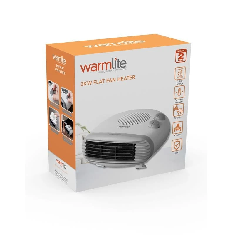 Warmlite 2000W Flat Fan Heater 10 Warmlite 2000W Flat Fan Heater - Image 10