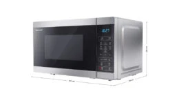 Sharp 20L Solo Digital Microwave - Silver -Home Furnishings Store YC MS02U S 5