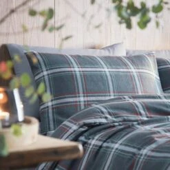 Appletree Hygge Aviemore Check Duvet Cover Set - Charcoal -Home Furnishings Store aviemore duvet charcoal 3