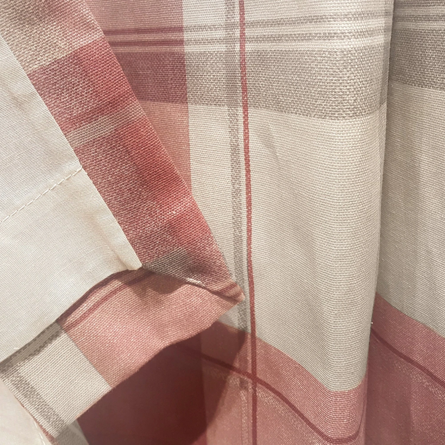 Fusion Balmoral Check Curtains - Blush 3 Fusion Balmoral Check Curtains - Blush - Image 3