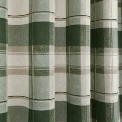 Fusion Balmoral Check Curtains - Bottle Green 5 Fusion Balmoral Check Curtains - Bottle Green -Home Furnishings Store balmoral check curtains bottle green 03