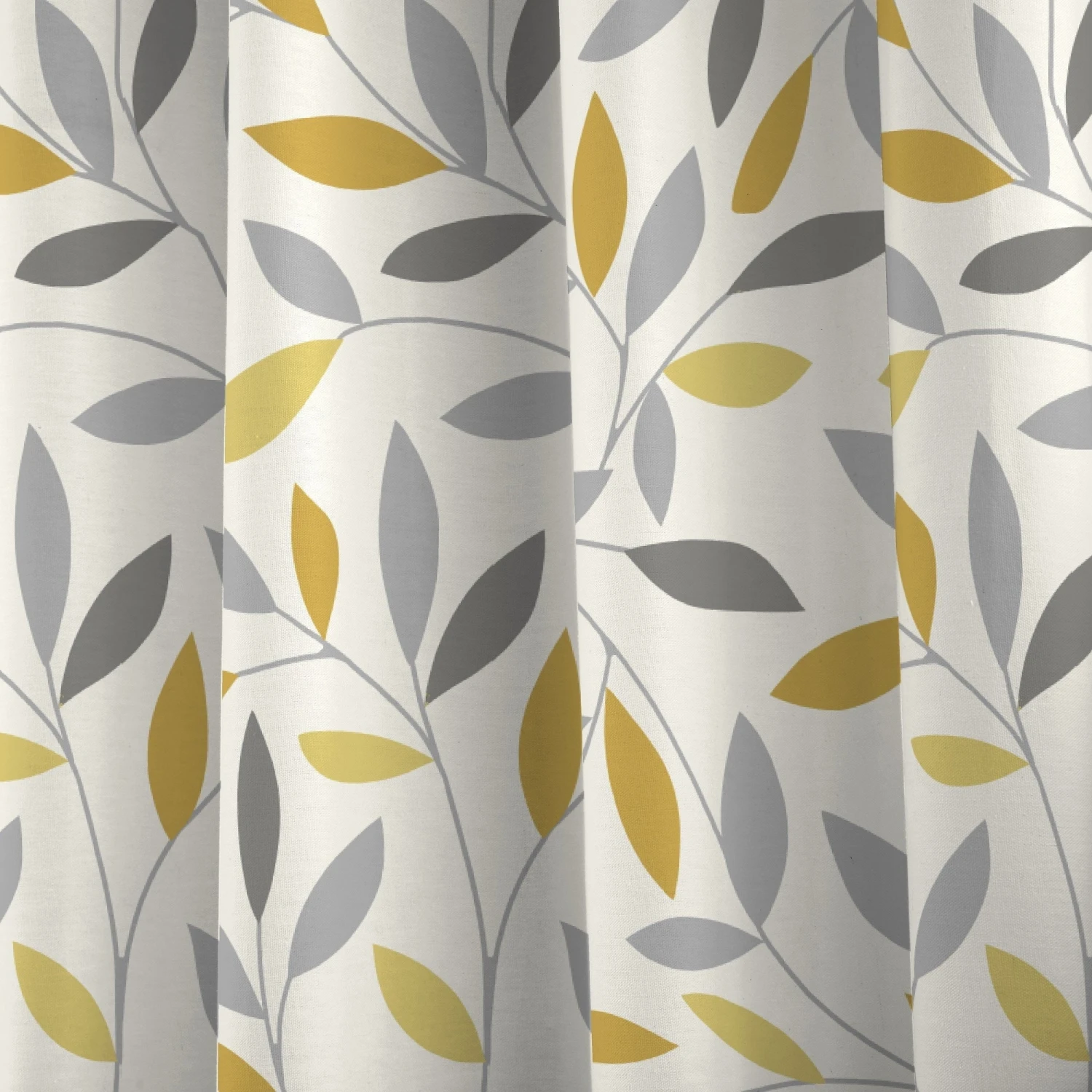 Fusion Beechwood Eyelet Curtains - Ochre 3 Fusion Beechwood Eyelet Curtains - Ochre - Image 3