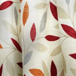 Fusion Beechwood Curtains - Red 5 Fusion Beechwood Curtains - Red -Home Furnishings Store beechwood red 2