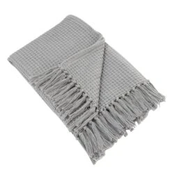 Appletree Loft Bruges Throw 130x180cm -Home Furnishings Store bruges throw silver 1