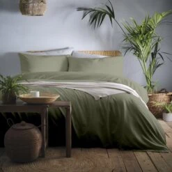 Appletree Loft Cassia Bedding Duvet Cover Set - Khaki