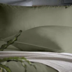 Appletree Loft Cassia Bedding Duvet Cover Set - Khaki 7 Appletree Loft Cassia Bedding Duvet Cover Set - Khaki -Home Furnishings Store cassia duvet khaki 4